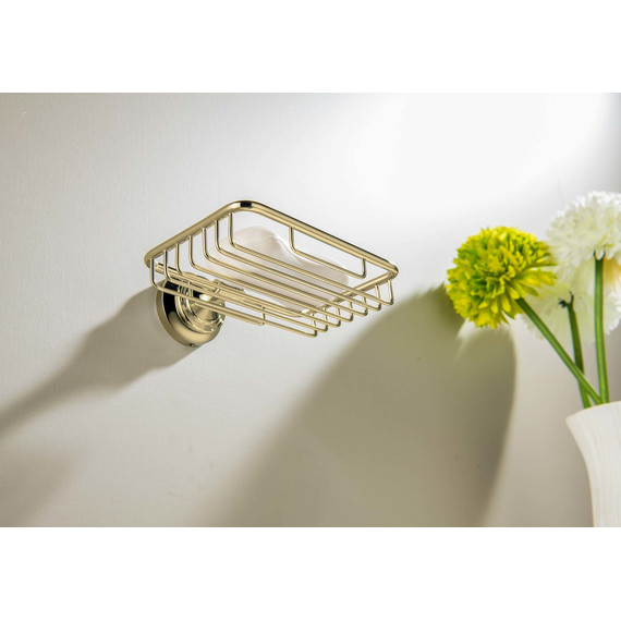 Мыльница Aquatek Классик AQ4533PG, цвет золото - фото 4