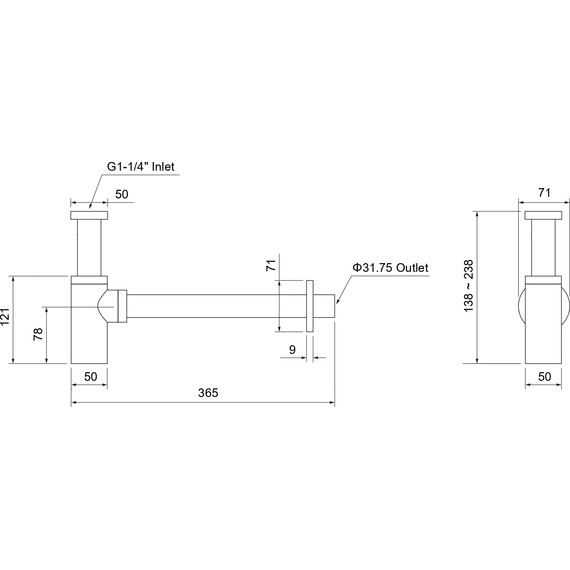 Сифон для умывальника Aquatek AQ6012CR - фото 9