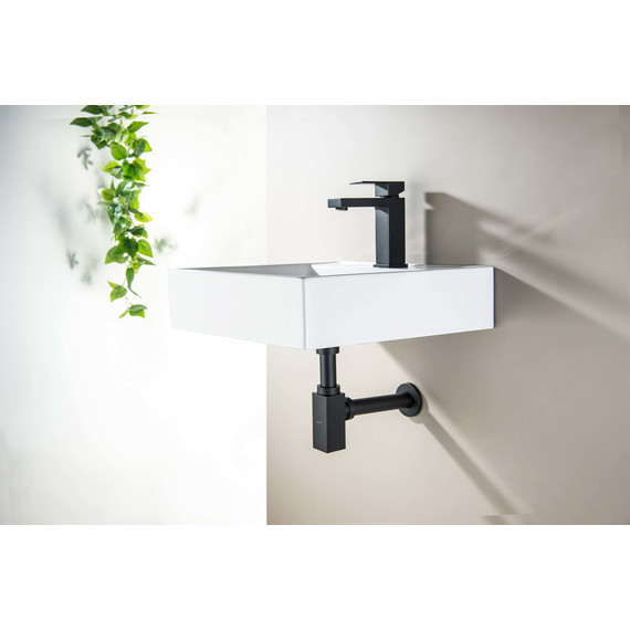 Сифон для умывальника Aquatek AQ6013MB, чёрный матовый - фото 2