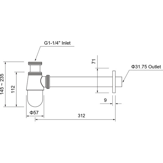 Сифон для умывальника Aquatek AQ6014CR - фото 5