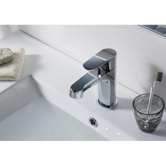 Набор смесителей 3 в 1 для ванны с коротким изливом Aquatek Оберон AQ1230CR, Цвет производителя: хром - фото 6