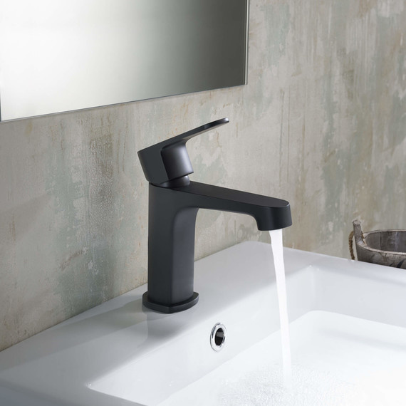 Набор смесителей 3 в 1 для душа Aquatek Оберон AQ1231MB, чёрный матовый, Цвет производителя: чёрный матовый - фото 5