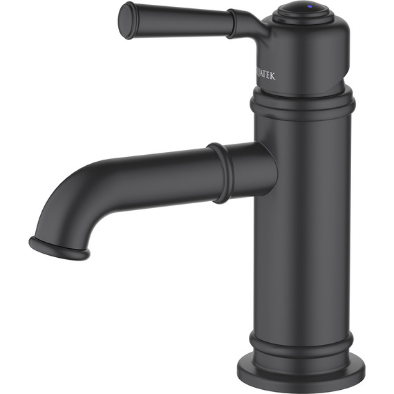 Набор смесителей 3 в 1 для ванны с коротким изливом Aquatek Классик AQ1530MB, чёрный матовый, Цвет производителя: чёрный матовый - фото 2