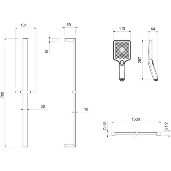 Смеситель для душа Aquatek Либра AQ1632CR, Цвет производителя: хром - фото 5