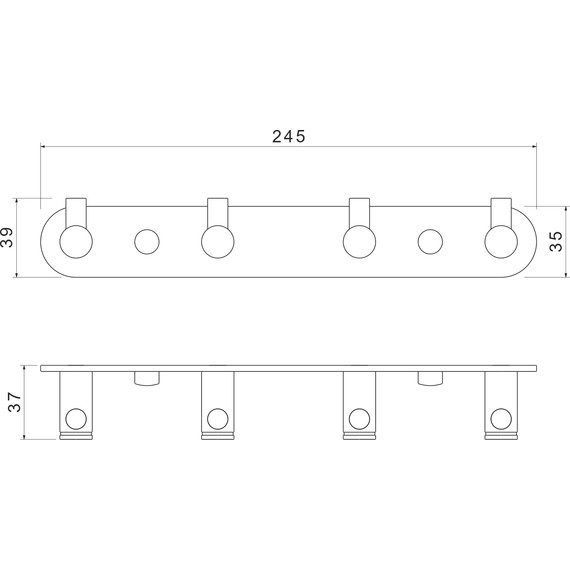 Набор крючков Aquatek Европа AQ4123BGM, цвет оружейная сталь - фото 3