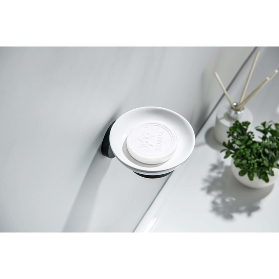 Мыльница Aquatek Бетта AQ4603MB, цвет чёрный матовый - фото 4