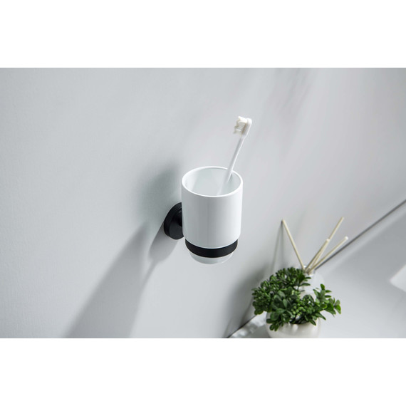 Стакан для зубных щеток Aquatek Бетта AQ4604MB, цвет чёрный матовый - фото 3