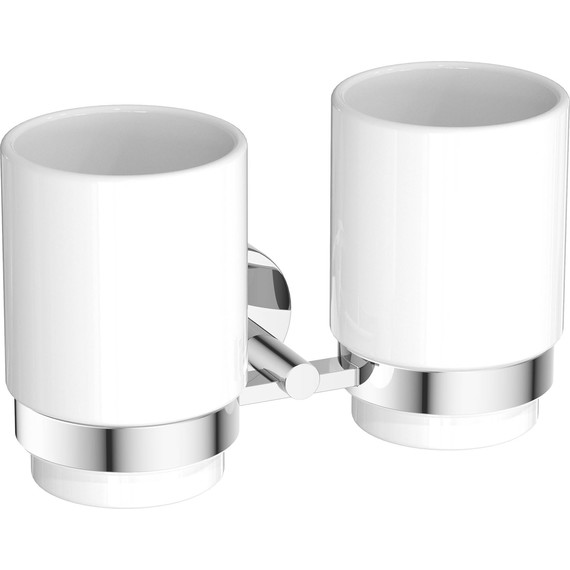 Двойной стакан для зубных щеток Aquatek Бетта AQ4617CR - фото 2