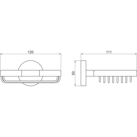 Мыльница Aquatek Бетта AQ4633BGM, цвет оружейная сталь - фото 7
