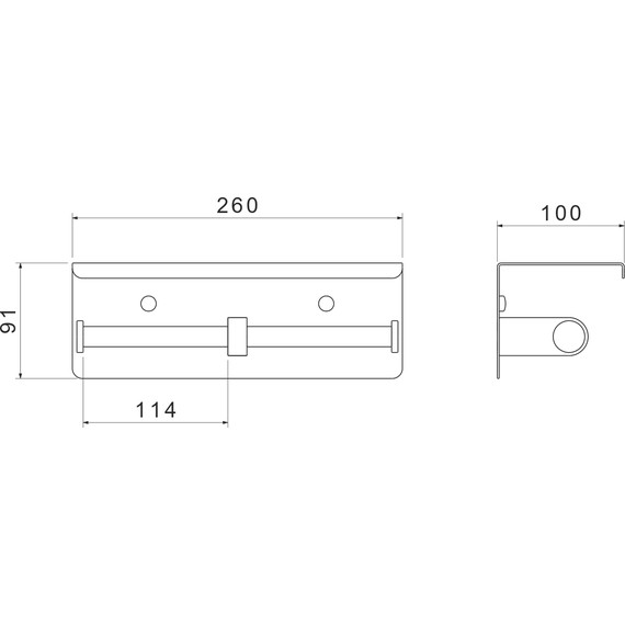 Держатель для туалетной бумаги Aquatek Оберон AQ4909BG, цвет золото шлифованное - фото 7