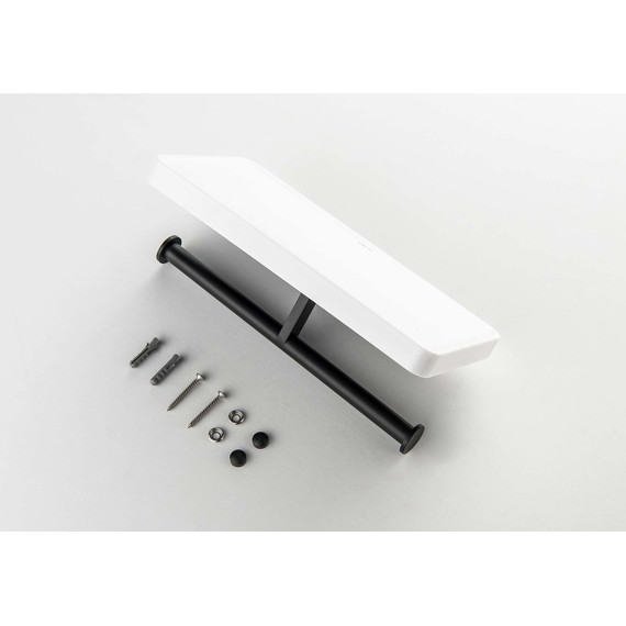 Держатель для туалетной бумаги Aquatek Европа AQ4919MB, цвет чёрный матовый - фото 2