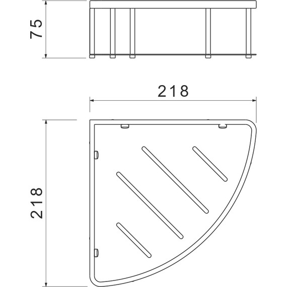 Полка угловая Aquatek  AQ4926CR - фото 10