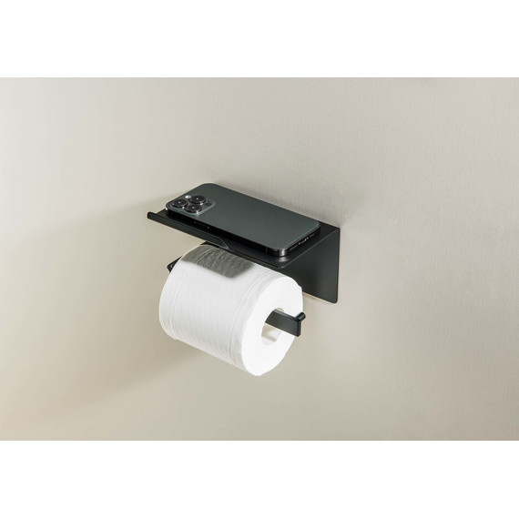 Держатель для туалетной бумаги Aquatek Либра AQ4929MB, цвет чёрный матовый - фото 3
