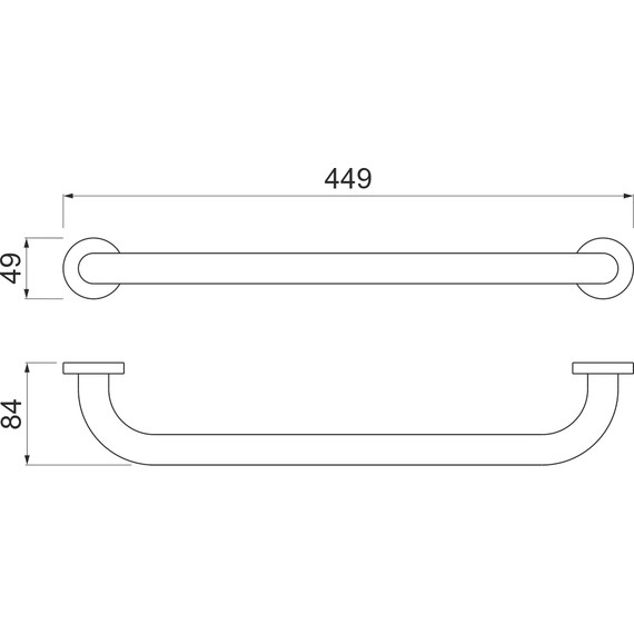 Поручень для ванны Aquatek  AQ4995CR - фото 5