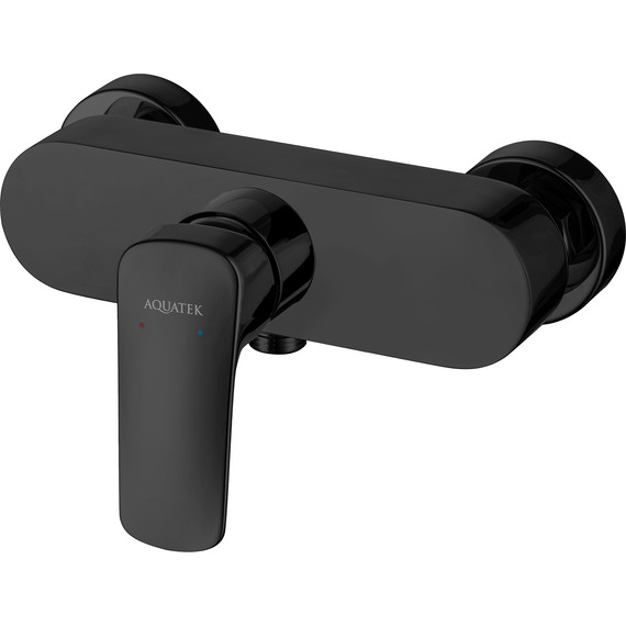 Смеситель для душа Aquatek Вега AQ1060MB, чёрный матовый, Цвет производителя: чёрный матовый - фото 2