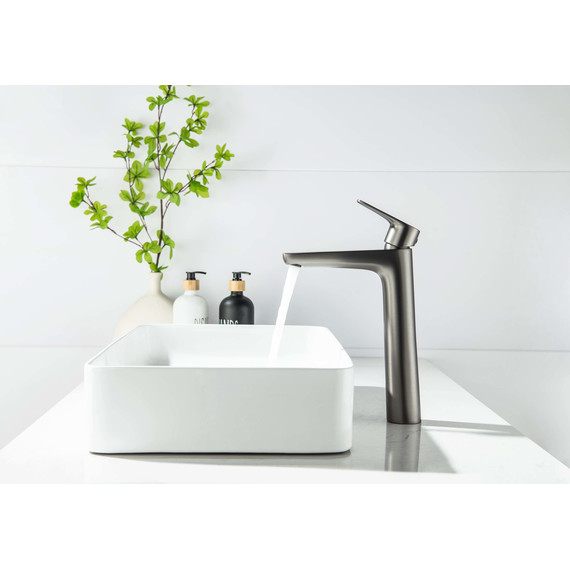 Смеситель для раковины высокий Aquatek Бетта AQ1104BGM, оружейная сталь, Цвет производителя: оружейная сталь - фото 6