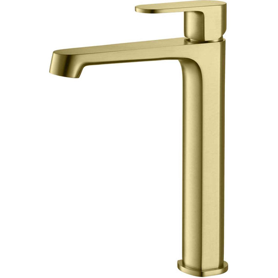 Смеситель для раковины высокий Aquatek Оберон AQ1204BG, золото шлифованное, Цвет производителя: золото шлифованное - фото 2