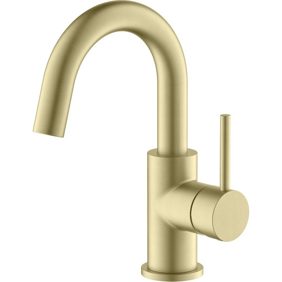 Смеситель для раковины Aquatek Европа AQ1307BG, золото шлифованное, Цвет производителя: золото шлифованное - фото 2