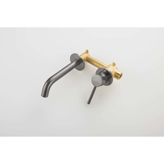 Смеситель для раковины настенный Aquatek Европа AQ1313BGM, оружейная сталь, Цвет производителя: оружейная сталь - фото 11