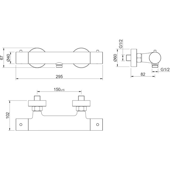 Смеситель для душа Aquatek Европа AQ1363BG, золото шлифованное, Цвет производителя: золото шлифованное - фото 3
