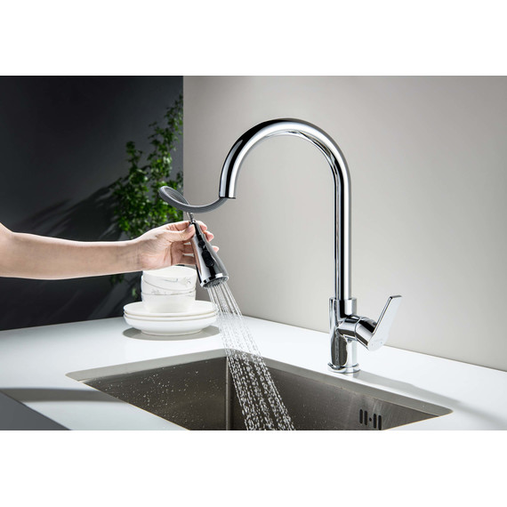 Смеситель для кухни Aquatek Лугано AQ1784CR - фото 2