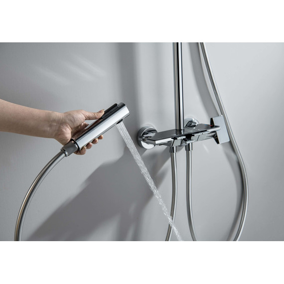 Душевая стойка Aquatek Поларис AQ3040CR (с гигиеническим душем), Цвет производителя: хром - фото 13