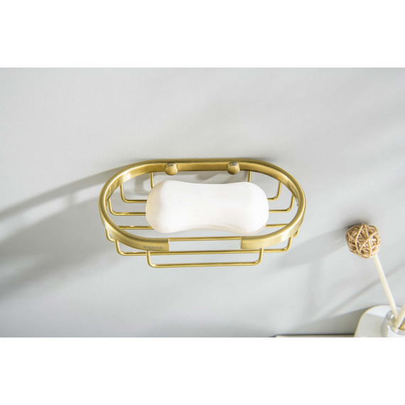 Мыльница Aquatek AQ4956BG, цвет золото шлифованное - фото 3