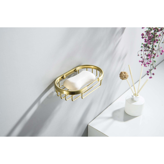 Мыльница Aquatek AQ4956BG, цвет золото шлифованное - фото 5