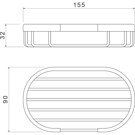 Мыльница Aquatek AQ4956BG, цвет золото шлифованное - фото 7