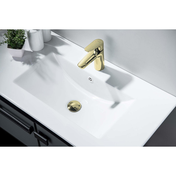 Донный клапан Aquatek AQ6002PG, золото полированное - фото 3