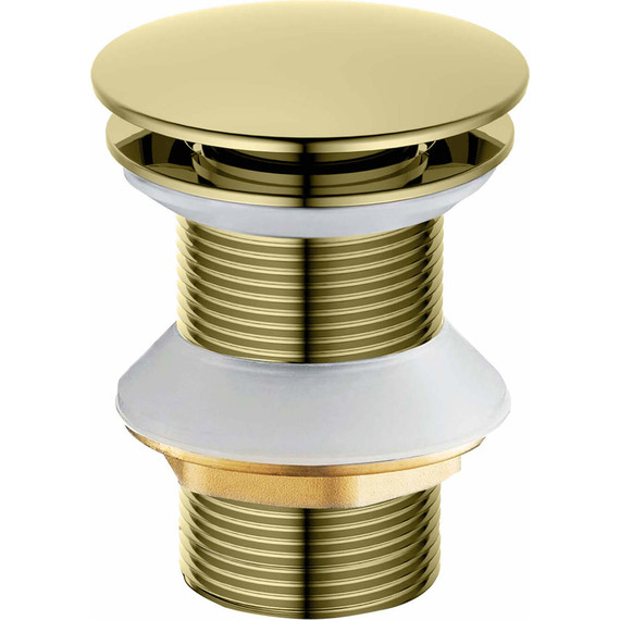 Донный клапан Aquatek AQ6003PG, золото полированное - фото 2