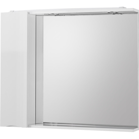 Зеркало-шкаф BelBagno 80 см MARINO-SPC-800/750-1A-BL-P-L, Bianco Lucido - фото 2