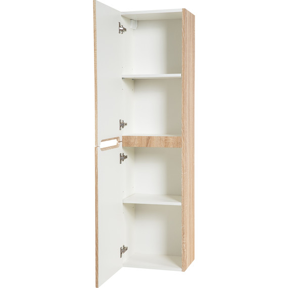 Пенал подвесной BelBagno ETNA-1500-2A-SC-WO-P-L 40 см, левый, Rovere Bianco - фото 3