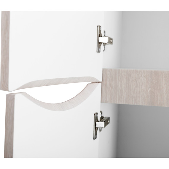 Пенал подвесной BelBagno FLY-MARINO-1500-2A-SC-RG-P-L 40 см, левый, Rovere Grigio - фото 5