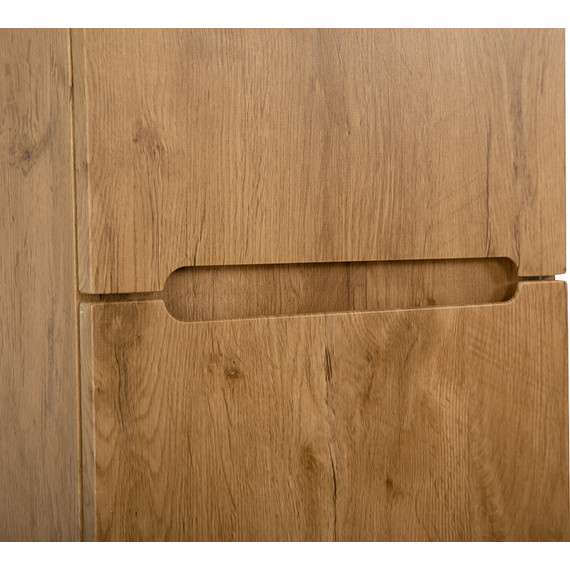 Пенал подвесной BelBagno ETNA-1500-2A-SC-RN-P-L 40 см, левый, Rovere Nature - фото 4