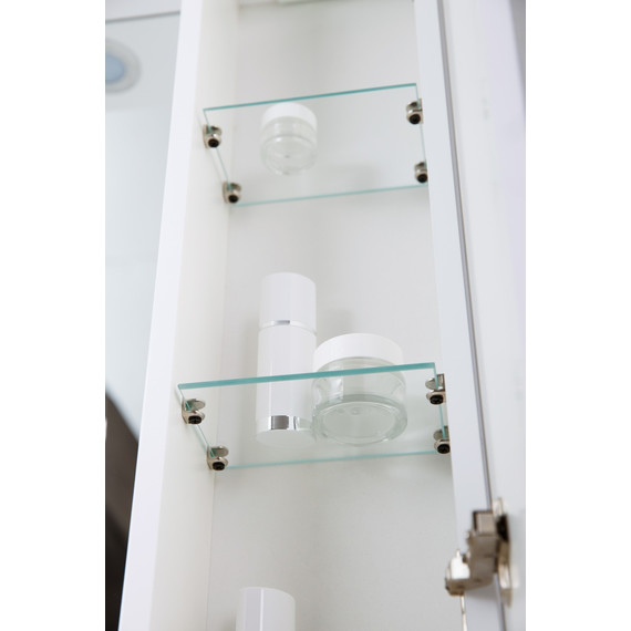 Зеркало-шкаф BelBagno 90 см MARINO-SPC-900/750-1A-BL-P-R, Bianco Lucido - фото 9