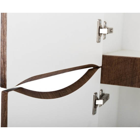 Пенал подвесной BelBagno FLY-MARINO-1500-2A-SC-RW-P-L 40 см, левый, Rovere Moro - фото 6