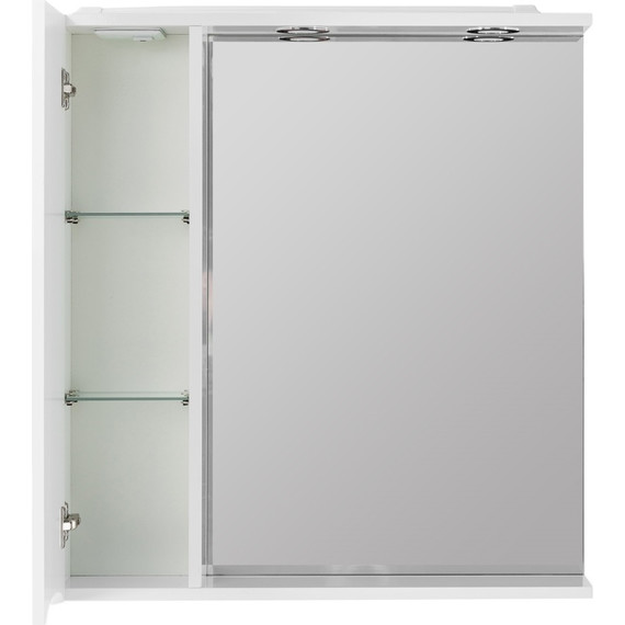 Зеркало-шкаф BelBagno 70 см MARINO-SPC-700/750-1A-BL-P-L, Bianco Lucido - фото 3