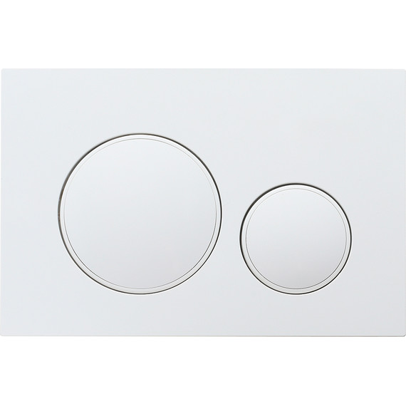 Кнопка смыва Veconi Flush FLV10-W, белый глянцевый - фото 