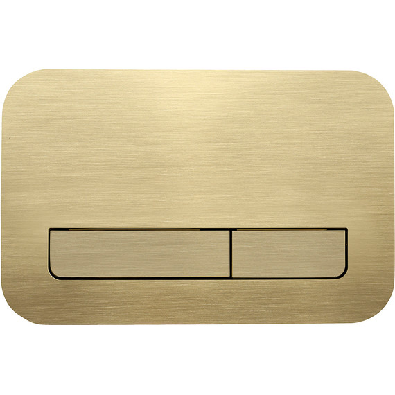 Кнопка смыва Veconi Flush FLV12-G, золото брашинг - фото 