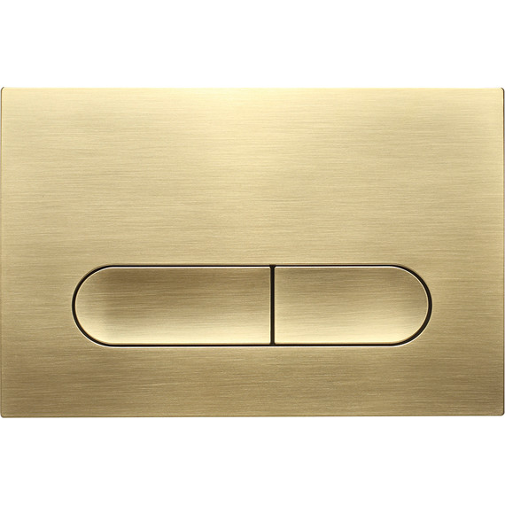 Кнопка смыва Veconi Flush FLV3-G, золото брашинг - фото 