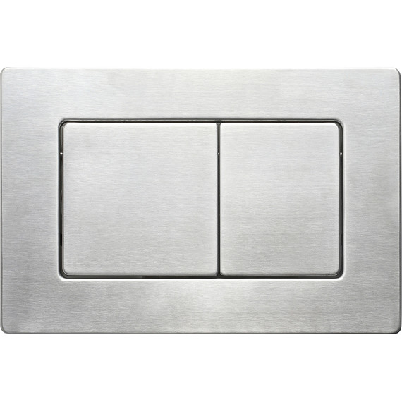 Кнопка смыва Veconi Flush FLV9-S, сталь брашинг - фото 