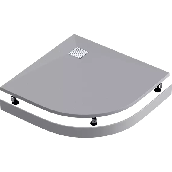 Панель для душевого поддона Bas Essentia 90x90 см, графит - фото 