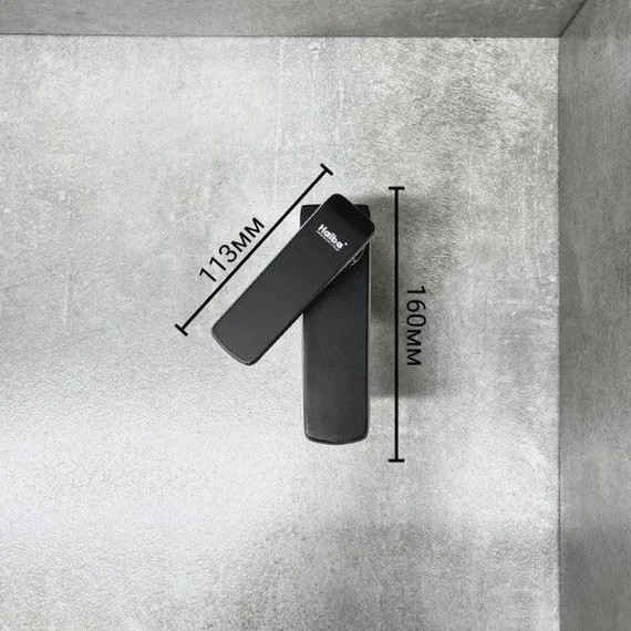 Смеситель для раковины Haiba HB10548-7, черный/хром - фото 3