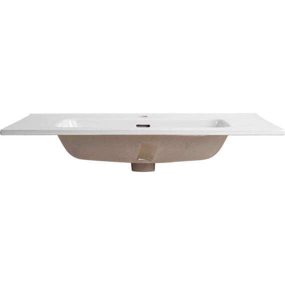 Тумба подвесная с раковиной-столешницей Aquatek 80 см AQ77080-GS, шалфей зеленый - фото 7