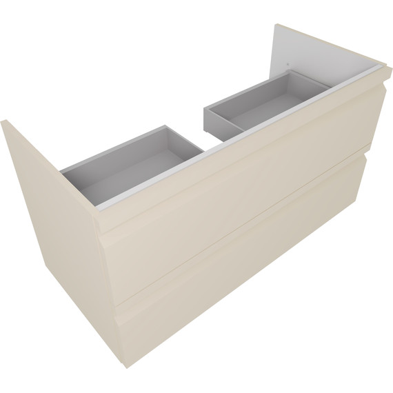 Тумба подвесная с раковиной-столешницей Aquatek 100 см AQ77100-LC, капучино светлый - фото 3