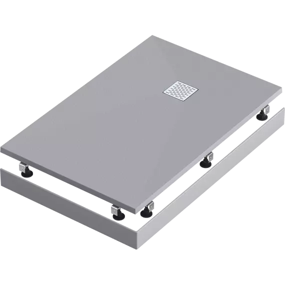 Панель для душевого поддона Bas Essentia 120x70 см, графит - фото 