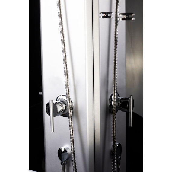 Душевая кабина Niagara 100x80 см E100/80/40L/TN/BK, хром/тонированное - фото 10