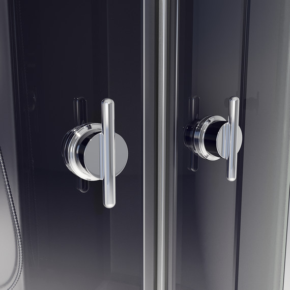 Душевая кабина Niagara 120x80 см 45121453L, хром/узор - фото 11