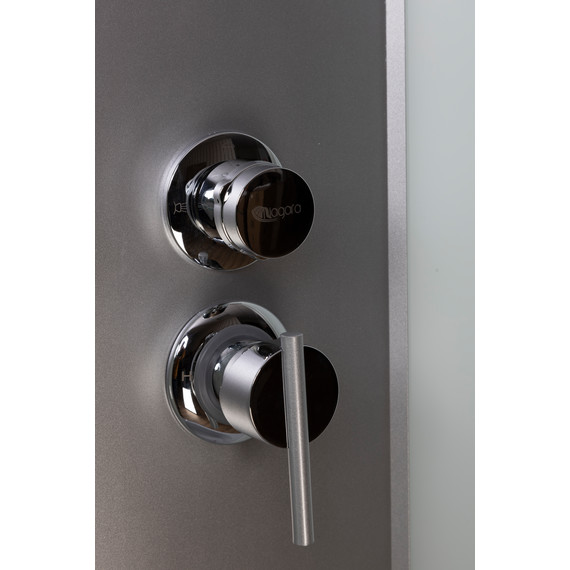 Гидробокс Niagara 80x80 см 23071424BKG, серебро/матовое - фото 5